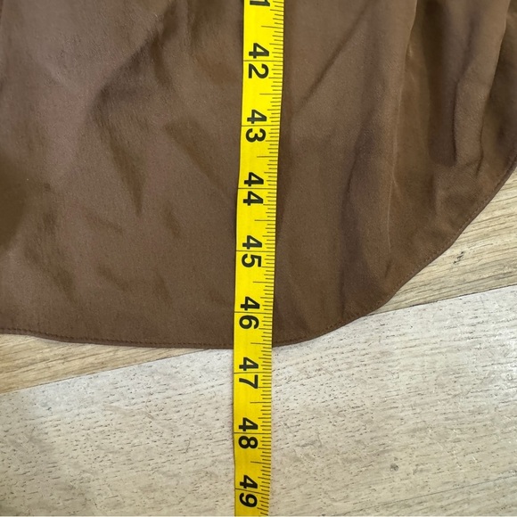 Theory 100% silk brown dress - Picture 8 of 8